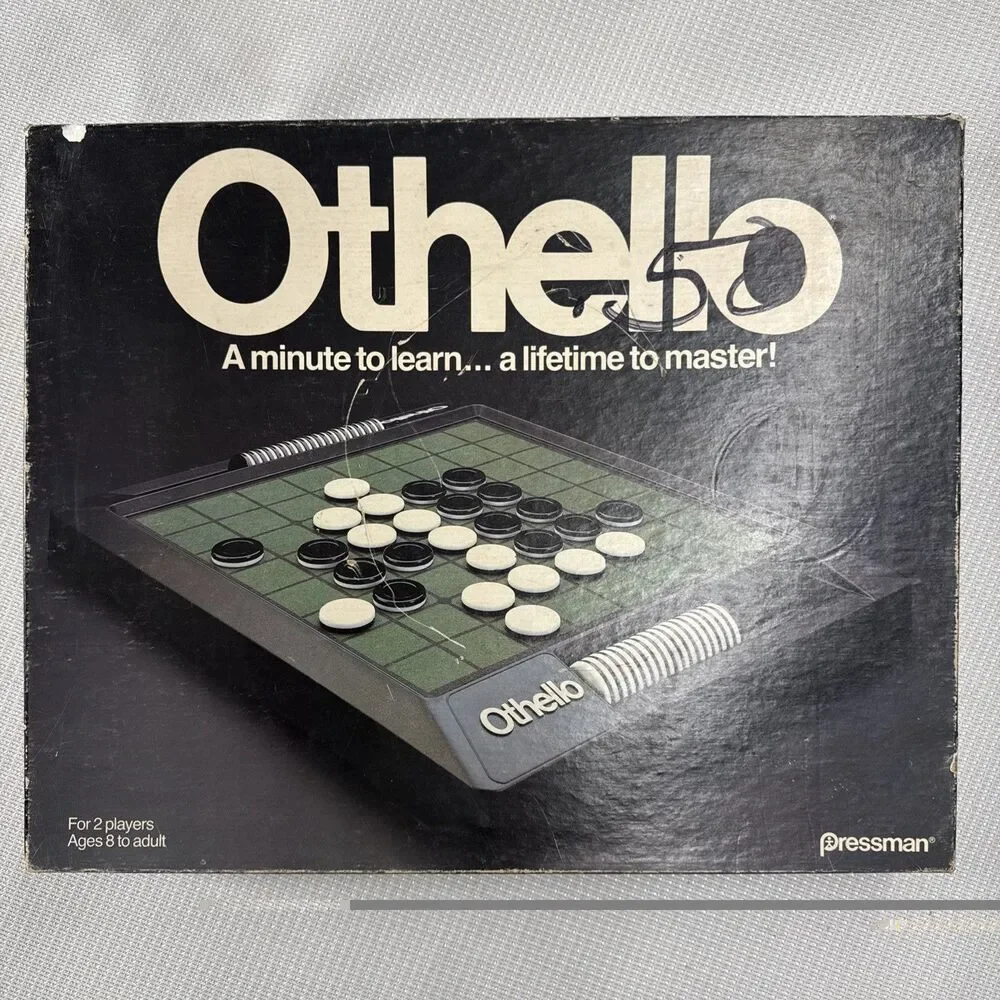 Vintage 1990/1991 Othello Strategy Game - Nearly Complete in Box*